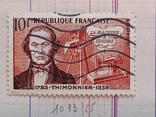 BW441 oblitéré charnière circa 1955 YT 1013 THIMONNIER