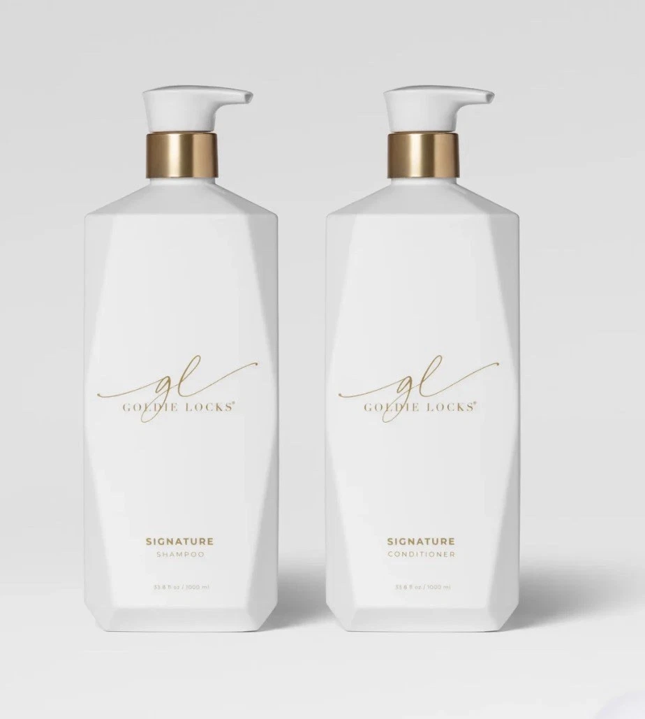 Goldie Locks Ultra Hydrating Signature Shampoo Conditioner 33.8 FL OZ / 1 L 2pc