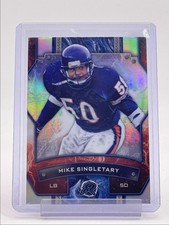 MIKE SINGLETARY 2024 TOPPS RESURGENCE FOOTBALL REFRACTOR CHICAGO Q3478