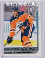 2018-19 UPPER DECK YOUNG GUNS ROOKIE RC #379 EDMONTON OILERS - ETHAN BEAR