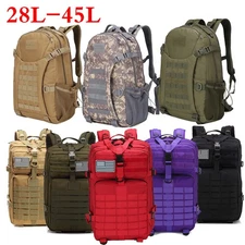 28L-45L Outdoor Molle Tactical Backpack Rucksack Camping Hiking Traveling Bag