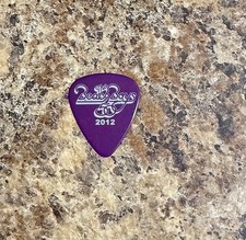 THE BEACH BOYS - JEFFREY FOSKETT 100% Authentic 2012 Tour Guitar Pick Purple