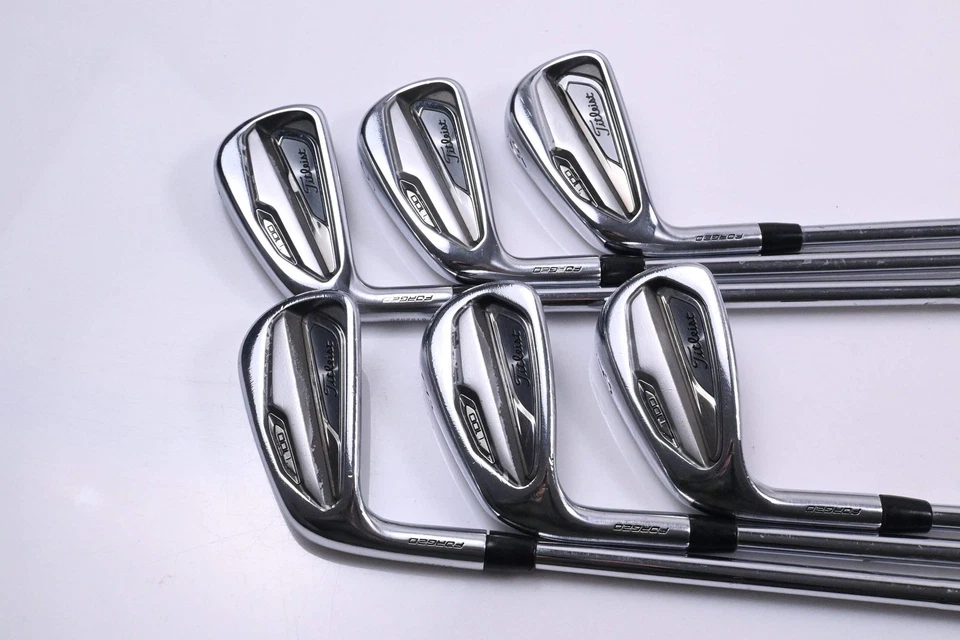 Left Hand Titleist T100 2019 Irons / 4-9i / X-Flex Dynamic Gold X100 Shafts - Image 2 of 4