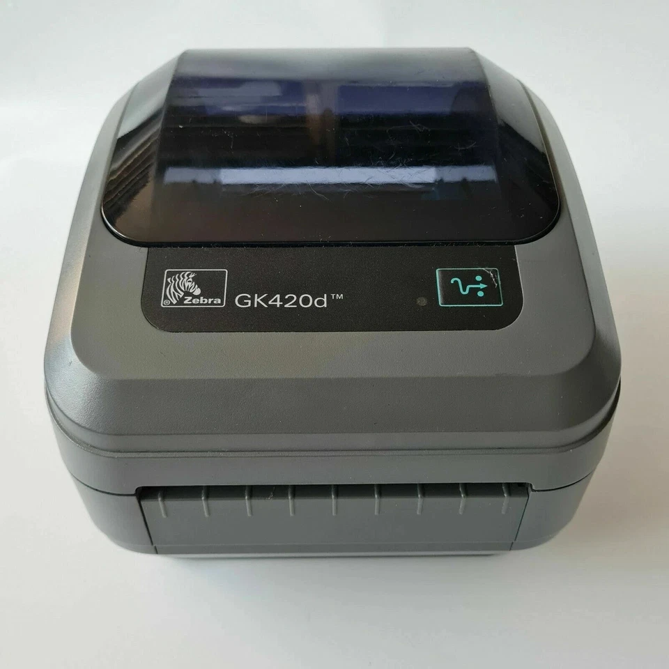 ZEBRA GK420d USB PARALLEL SERIAL DIRECT THERMAL LABEL PRINTER ROYAL MAIL EVRI UK - Image 2 of 4
