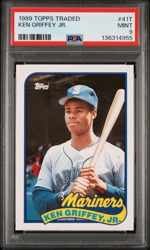 1989 Topps Traded Ken Griffey Jr RC #41T PSA 9 MINT Seattle Mariners HOF