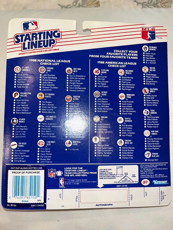 Starting Lineup Jordan, Dorsett, Ryan, Reggie, Maddux, Montana, Bird, Magic - Image 3 of 4