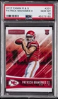 2017 PANINI ROOKIES & STARS #201 PATRICK MAHOMES II ROOKIE RC PSA 10