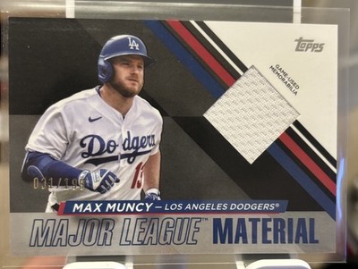 2024 Topps Series 1 - Major League Material Max Muncy #MLM-MMU Black /199 (MEM)