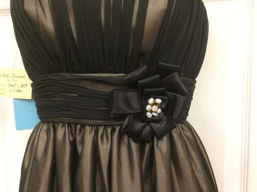 Bella Formals Venus Black/gold Cocktail 