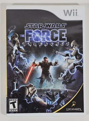 Nintendo Wii Star Wars The Force Unleashed LucasArts Games Rated T for TEENS