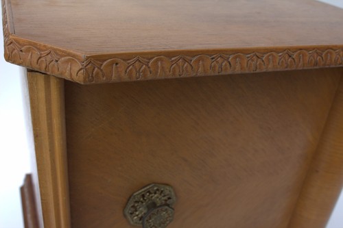 Antique 2 Art Deco Bedside Tables nightstands vanity end tables 1940's home deco - Picture 17 of 19
