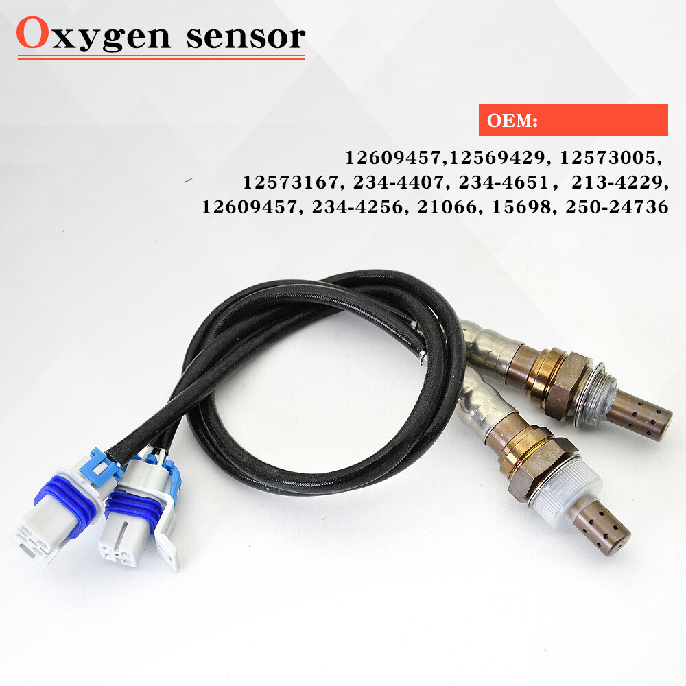 MACHSWON 4pcs Car Oxygen Sensor 4 Wire Upstream Downstream Air Fuel Ratio O2 Sensor 234-4668 For Cadillac Escalade For Chevrolet Silverado 1500 4.8L 213-4229