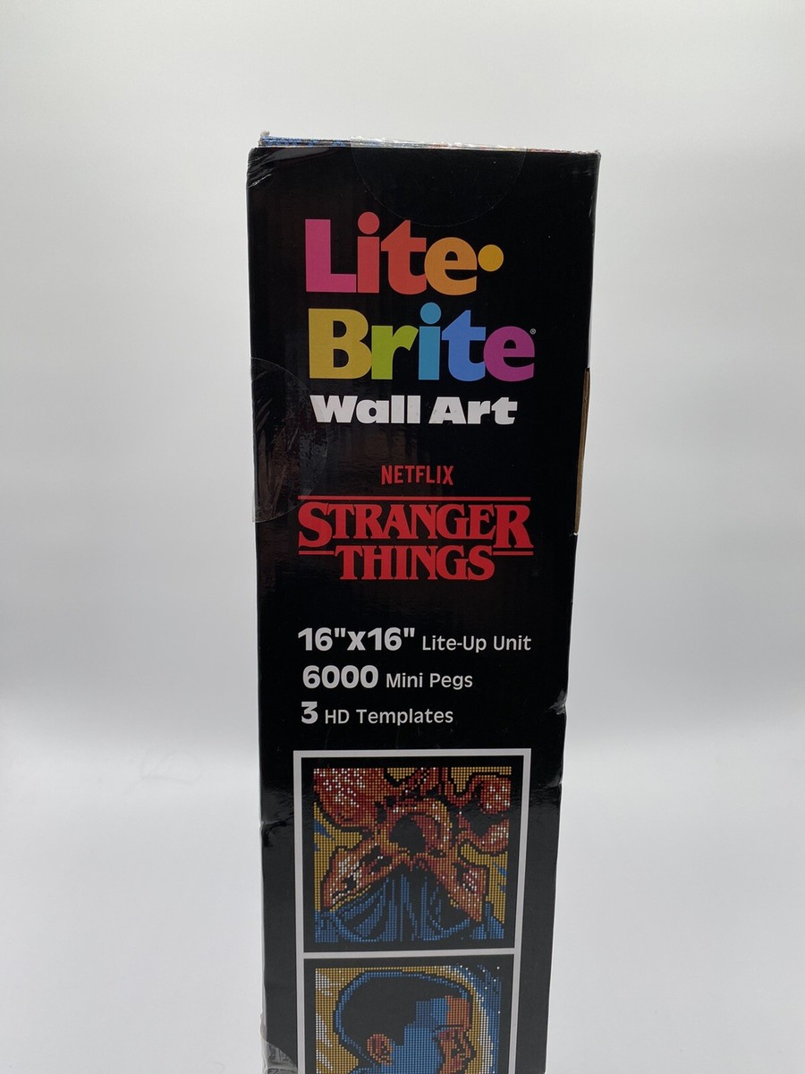 STRANGER THINGS LITE-BRITE DELUXE WALL ART 16