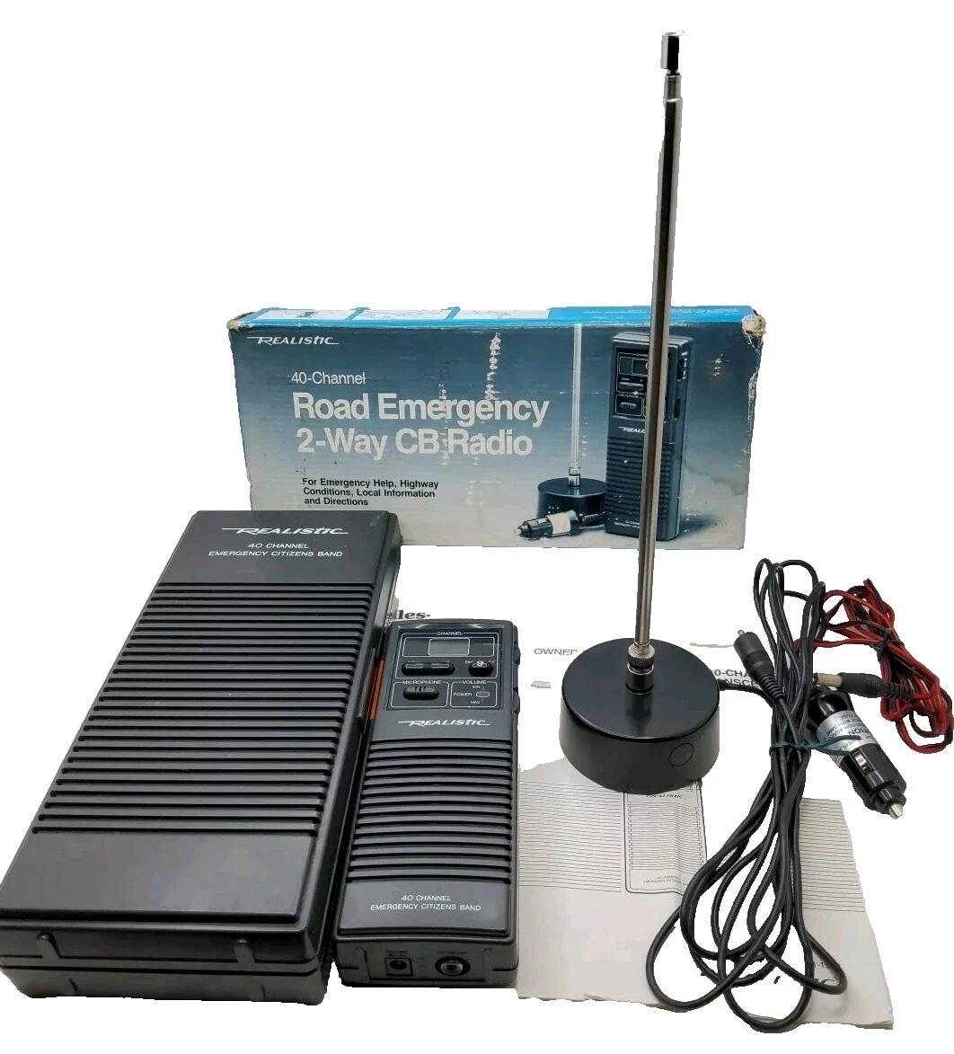 Realistic VHF CB Radios