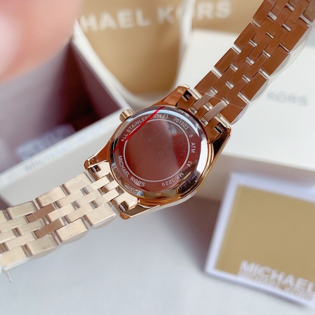 Michael Kors Women's MK3229 - Petite Lexington Gold Watch | eBay Michael Kors Women's MK3229 - Petite Lexington Gold Watch | eBay