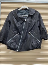 EUC Marc by Marc Jacobs Black Zip Up Wool Blend  Jacket Size S