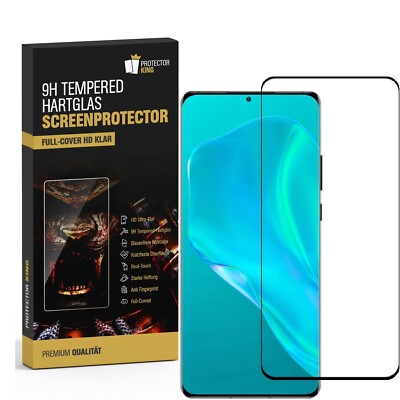 1x 9H Panzerfolie für Huawei P50 Pro Plus FULL Hartglas Schutzglas Display SW