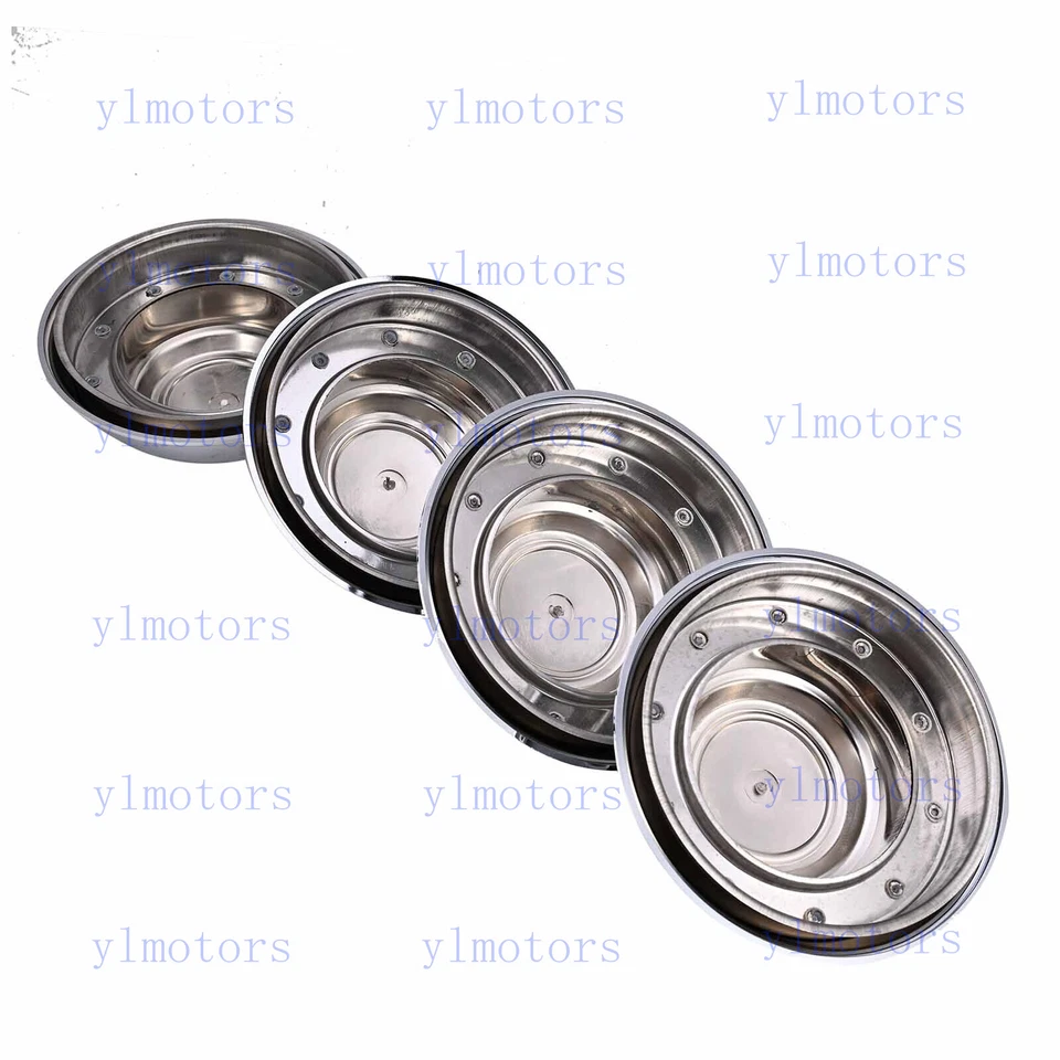 SET of 4 For 2006-2021 Dodge Charger Chrysler 300 Chrome Hubcap Center Cap Foto 4 de 4