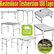 Alu Klapptisch Campingtisch klappbarer Gartentisch Falttisch Partytisch klappbar