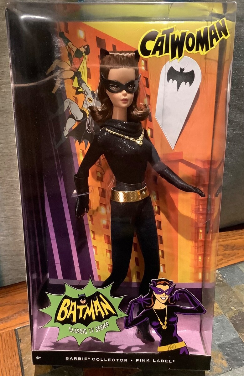 BARBIE CATWOMAN JULIE NEWMAR CLASSIC TV SERIES DOLL Y0304
