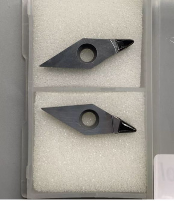 2pcs VCGT160402 PCD polycrystalline diamond PCD VCGW330.5 PCD Turning insertion