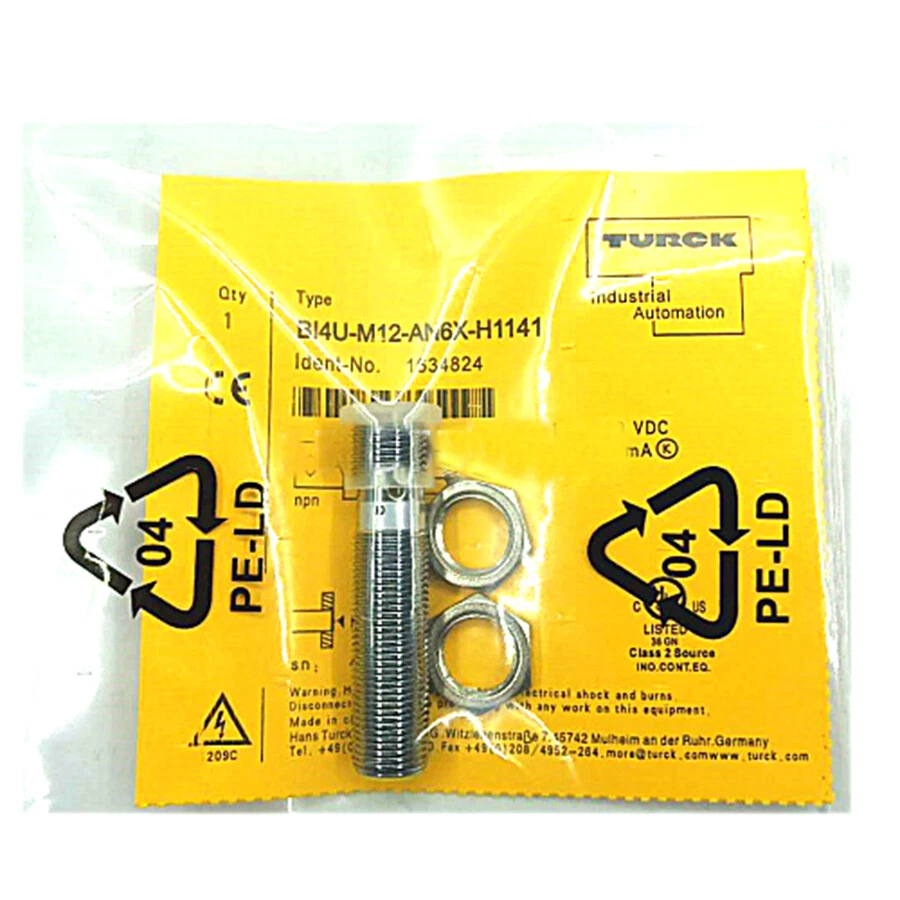 MARKENLOS TURCK Bi4U-M12-AN6X-H1141 1634824 Inductive sensor NPN #