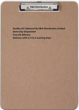 A5 Wooden Masonite Clipboard with Hanging Hole