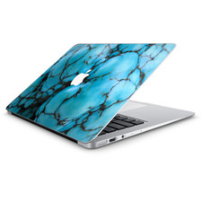 Skin Decal Wrap for Macbook Air 13 Inch 13" - blue turquoise stone gem rock