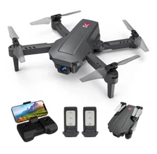 Auoshi Foldable Drone, 1080p HD FPv Camera Wifi RC