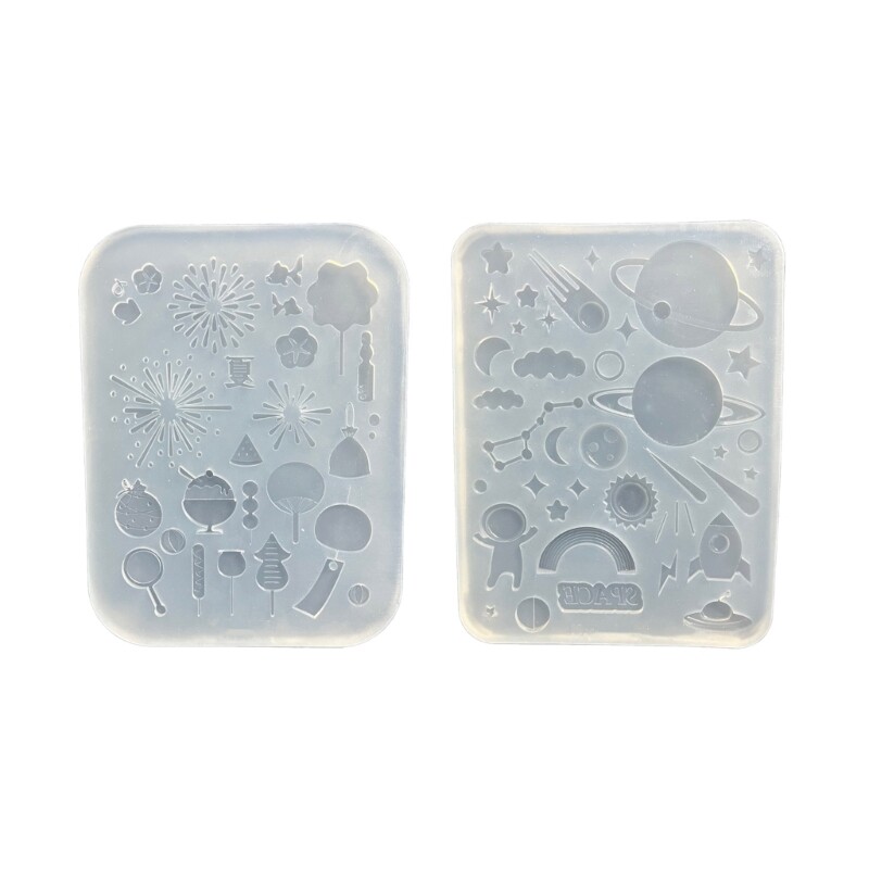Silicone Mold Epoxy Resin Molds Star Filler Keychain Mould Jewelry
