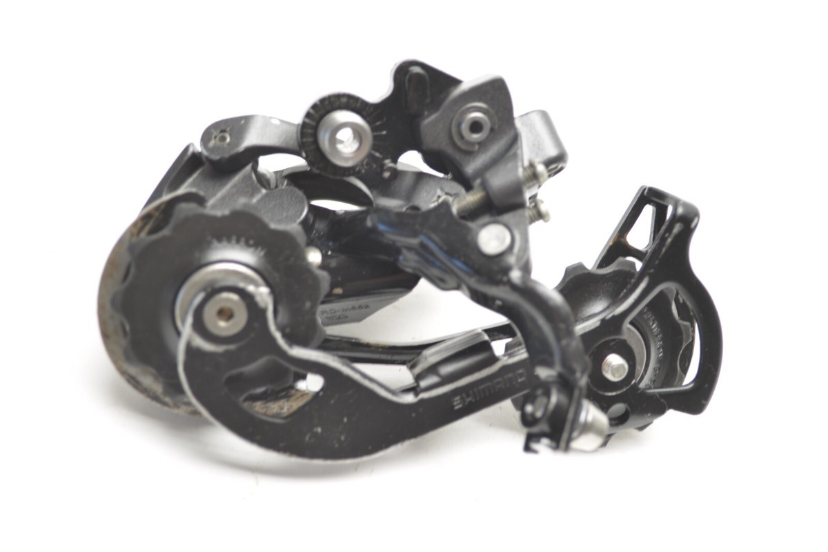 SHIMANO SLX BICYCLE BLACK MEGA 9 SPEED GS MEDIUM CAGE REAR