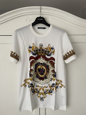 DOLCE&GABBANA tshirt 宗教退廃SICILIA archive Dolce&Gabbana The Heraldic Sicilia Collection Coat Of Arms T-Shirt