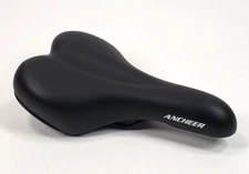 Ancheer Electric Bike Seat  New Take Off Part  Black with White Letters