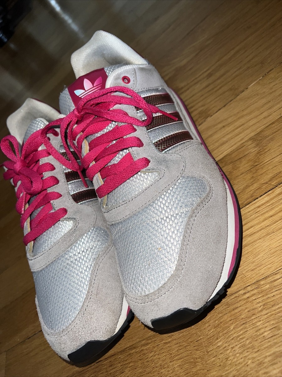 ADIDAS ORIGINALS WOMEN'S RARE ZXZ GRAY & PINK SNEAKERS SIZE 11