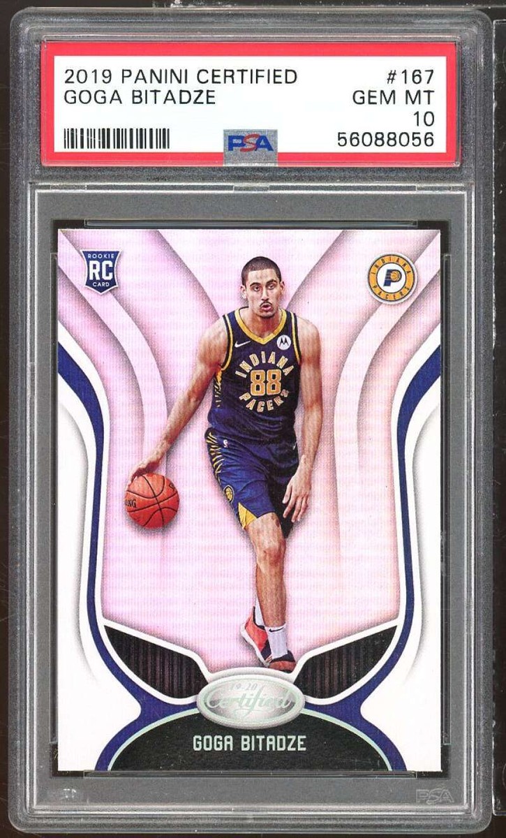 NBA カード Goga Bitadze RC 直筆サイン 10枚限定 Goga Bitadze Rookie Card 2019-20 Panini Certified #167 PSA