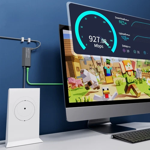 STARLINK V2 Ethernet Adapter WiFi Network Cable Netzwerk Kabel Gen 2 Adapter - Bild 3 von 6
