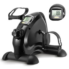 Pedali Statici per Anziani, Mini Cyclette da Casa, Pedaliera Elettrica con Scher