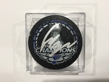 Craig Berube Signed Autographed 2019 Stanley Cup Blues Puck Autographed c