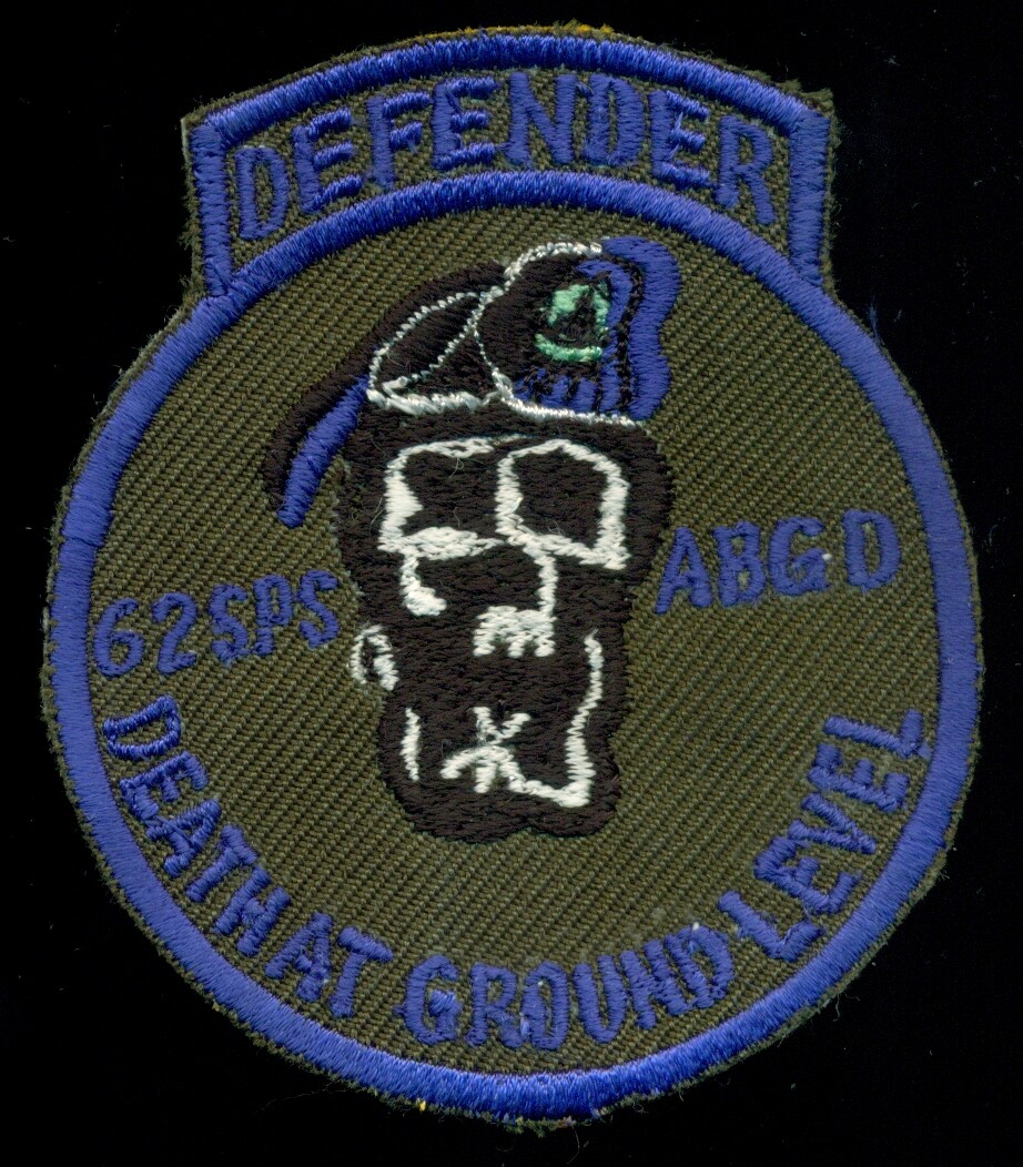 USAF 62nd SPS Security Police ABGD Defender Patch SP-1 | eBay