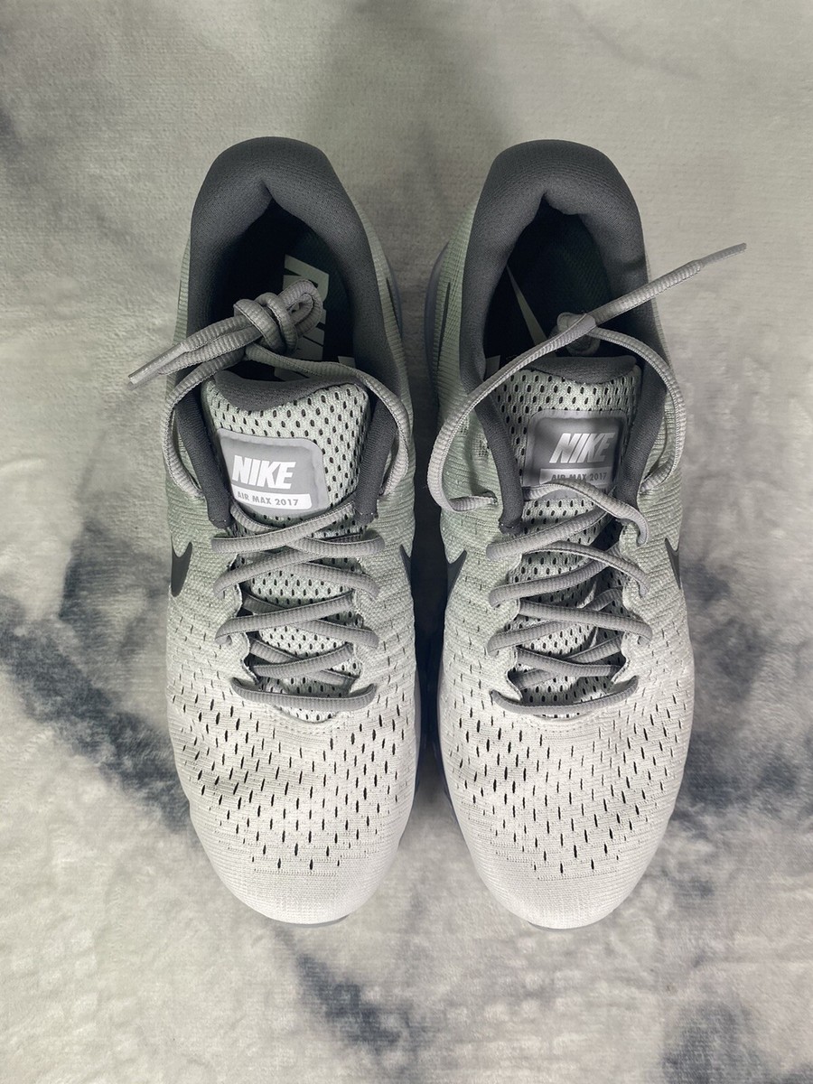 Nike Air Max 2017 Wolf Grey Running Shoes 849559-101 Men  display picture 1
