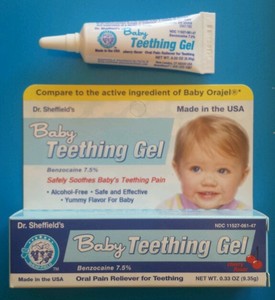 teething gel without benzocaine safe