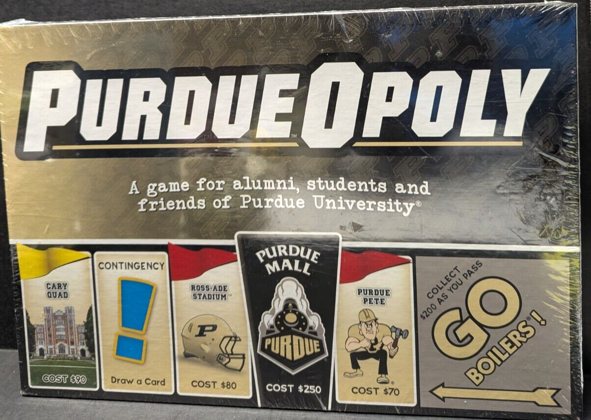 Purdueopoly Boilermakers Edition Late for The Sky Board Game 730799020490