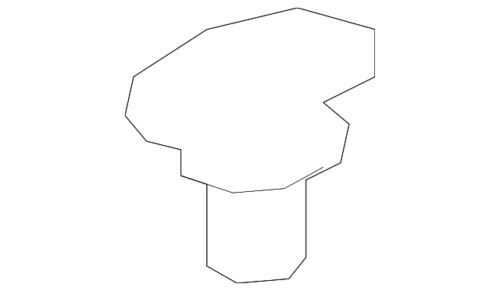 Retenedor de burlete de puerta para Ford (N/P W711858-S300)