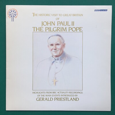 John Paul II PILGRIM POPE (1982 Visit To Britain) LP Wembley Mass Liverpool BBC