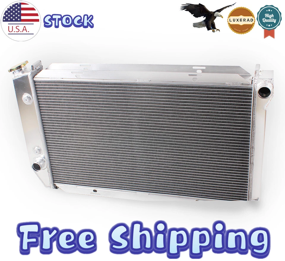 4Row New Radiator For 1975-1976 FORD ELITE/1974-1979 MERCURY COUGAR MOST ENGINES - Image 3 of 4