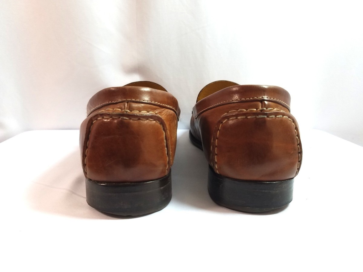 Cole Haan Shoe Loafer Size 11 B Tan Leather Penny Loafer  display picture 1
