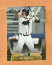 2020 BRYCE BALL LEAF DRAFT BASEBALL GOLD CARD  NEW  HOT  MINT   LIMITED