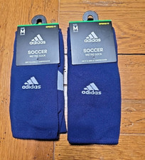 NAVY 2 Adidas Unisex Soccer Metro Sock Arch Ankle Compression Size M Men/Women