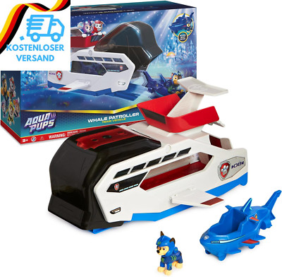 PAW Patrol, Aqua Pups   Whale Patroller, Teamfahrzeug Mit Basis Fahrzeug Von Cha