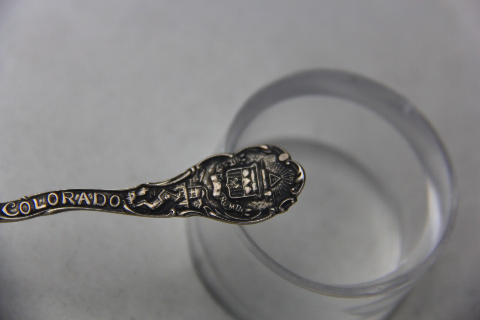Denver Colorado State Capitol Sterling Silver Souvenir Spoon by Shepard Mfg. Co.